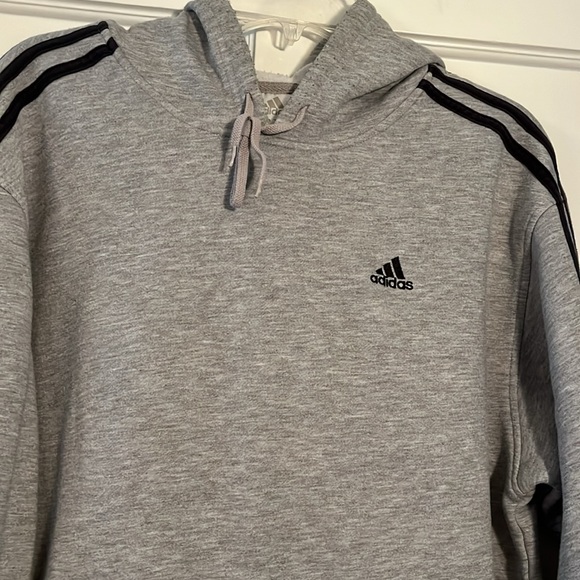 Men’s Gray Adidas heavy Hoodie - Picture 2 of 5